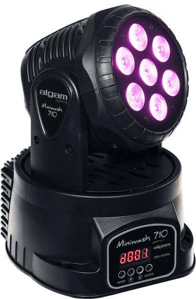 MINI WASH 710 - LYRE WASH LED 7 x 10 W RGBW