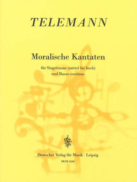 Telemann Georg Philipp - Moralische Katen - Voice Basso Continuo