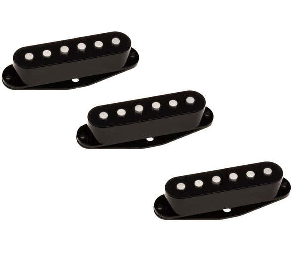 DM2001BK Capot pour Simple Bobinage Noiseless Set 3 Pièces Noir