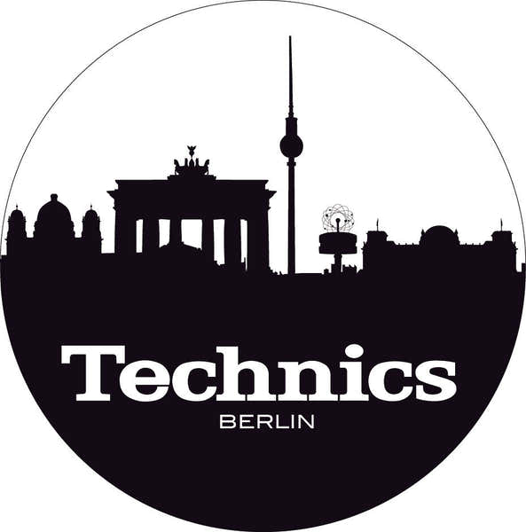 Magma LP Slipmat für Technics "berlin" Schwarz/Weiß