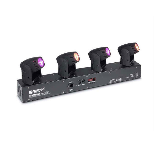 Cameo Hydrabeam 400 RGBW - Set De 4 Projecteurs Asservis ULTRA-rapides LED 10 W Cree RGBW
