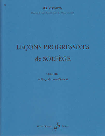 Billaudot 30 Lecons Progressives De Solfège Vol.1 - Grimoin