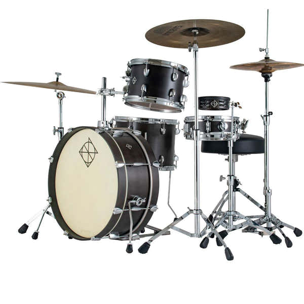 Dixon Little Roomer Kit Fusion 20 - Finitura Satin Black Coal Lacquer