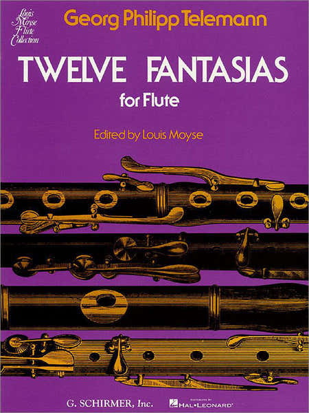 Schirmer TELEMANN TWELVE FANTASIAS FOR FLUTE