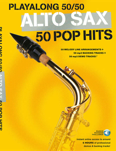 Wise Publications Playalong 50/50 Alto Sax - 50 Pop Hits