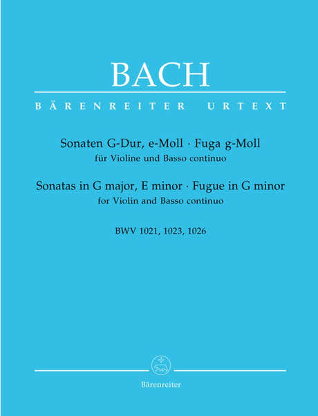 J.S. - Sonates En Sol Majeur Bwv 1021 Mi Mineur Bwv 1023 Fugue En Sol Mineur Bwv 1026 - Violo