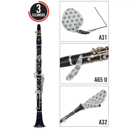 Pack d'entretien Clarinette ( A31 - A32 - A65U)