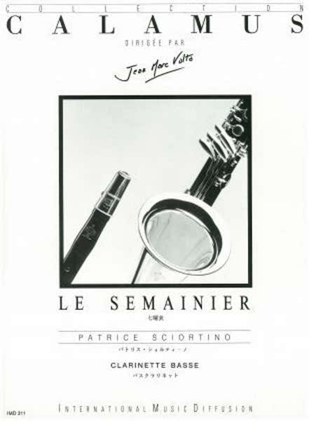 Imd Arpeges Sciortino - Le Semainier - Clarinette Basse & Piano