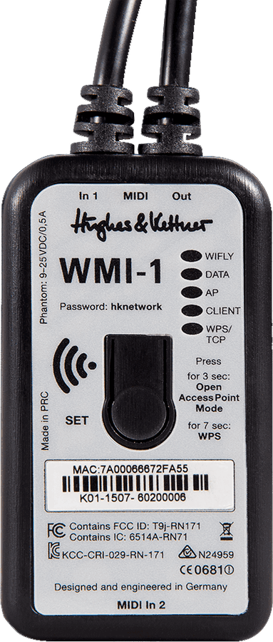 WMI-1 MIDI senza fili per GM36H