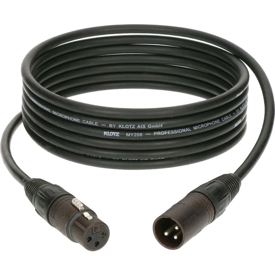 Cable Micro XLR 10 M Male Femelle Neutrik Bronze