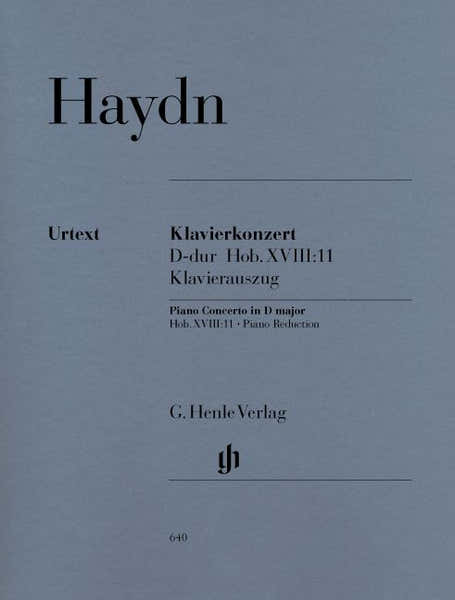 Haydn J. - Concerto For Piano (harpsichord) And Orchestra D Major Hob. Xviii:11
