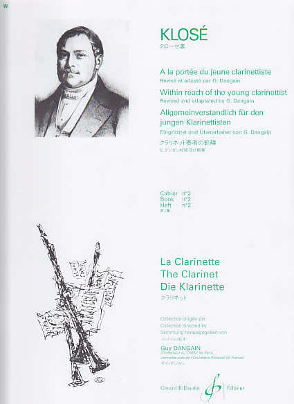 Klose Hyacinte - A La Portee Du Jeune Clarinettiste Volume 2