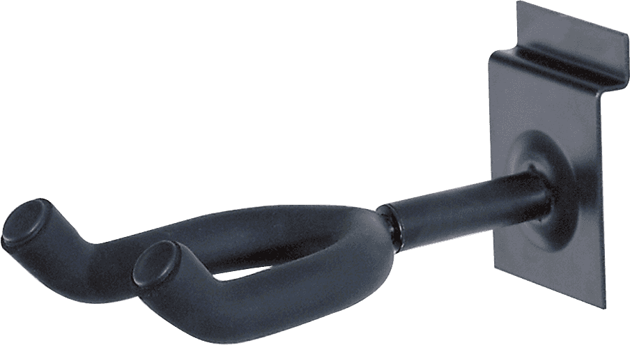 SBG4 Support Guitare Court pour Slatwall Noir