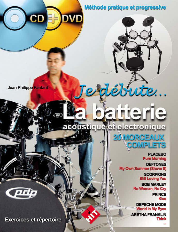 Ich beginne akustisches und elektronisches Schlagzeug zu spielen + CD + DVD