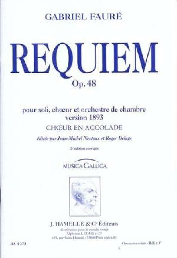 Faure Gabriel - Requiem Op.48 Fassung 1893 - Chor in Klammern