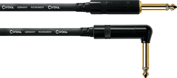 Cable Guitare Jack Droit /Coudé 6 M