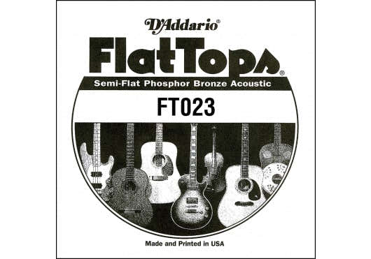D'ADDARIO FT023 Semi-Flat Phosphor Bronze 23