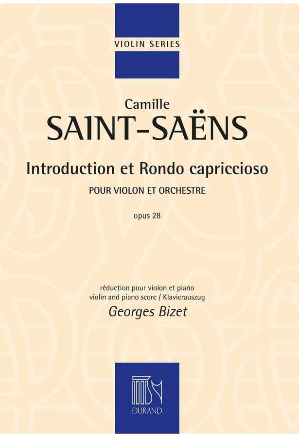 SAINT SAENS C. - Introduktion und Rondo capriccioso - Violine und Klavier