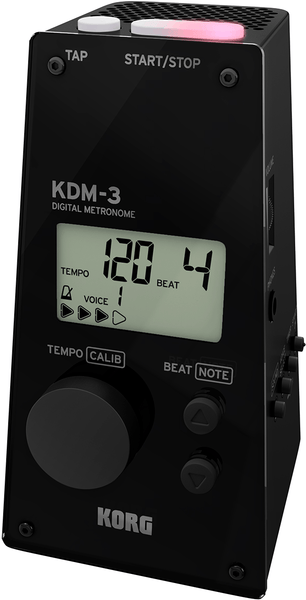 Korg TRADITIONAL METRONOMES BLACK WITH RESONANT LOUDSPEAKER