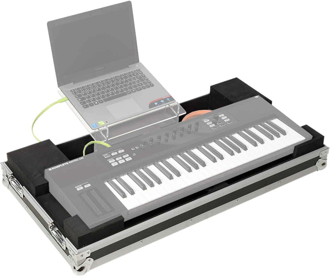 Keyboard-Hülle WALFLIGHTKB49ACRSTW Schwarz