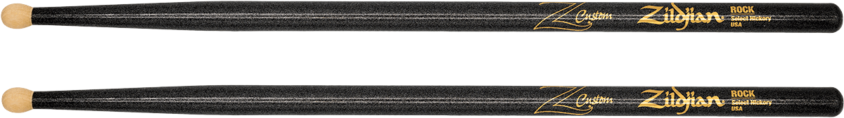Baguettes Z-Custom Rock Black Chroma