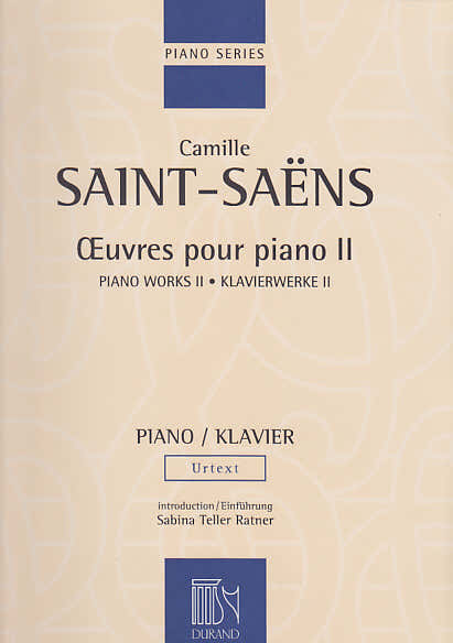 SAINT-SAENS C. - Werke für Klavier - Band II (Walzer) - Klavier