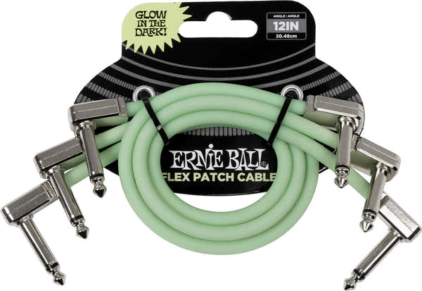Ernie Ball Flex 30cm - Pack de 3 Phosphorescent