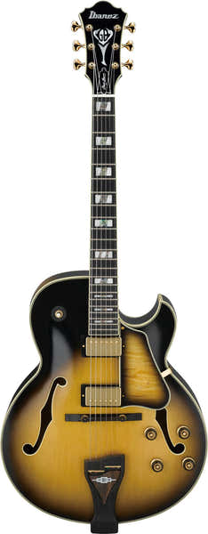 Ibanez LGB300-VYS Sunburst giallo vintage Signature George Benson