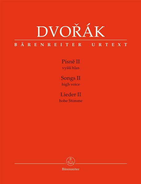 DVORAK A. - SONGS II - HIGH VOICE & PIANO