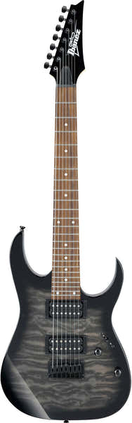 Ibanez GRG7221QA-TKS Sunburst nero trasparente Gio