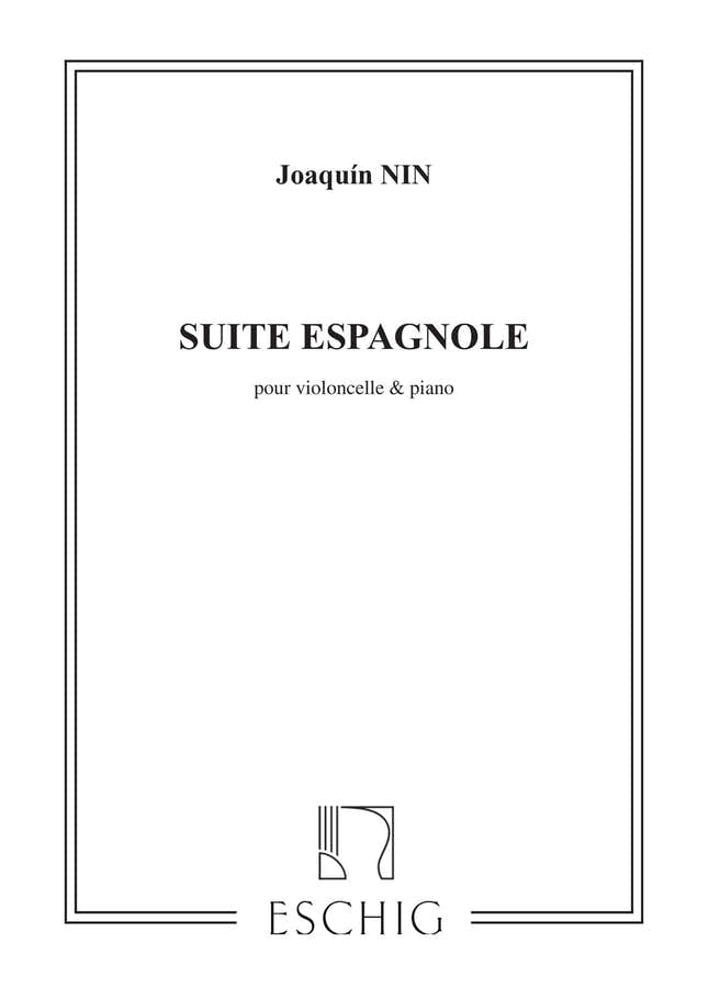 NIN - Spanische Suite - Violoncello und Klavier