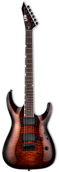 Ltd MH-200 HT QM Dunkelbrauner Sunburst