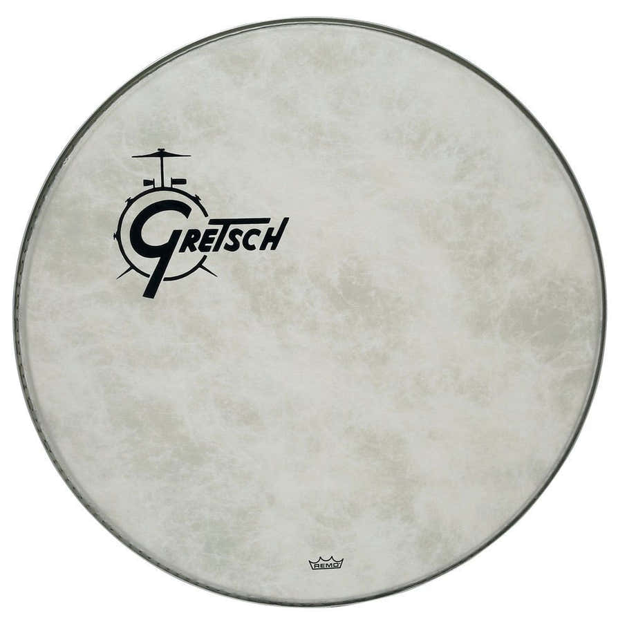 FIBERSKYN 20" LOGO GRETSCH DRUMS RESONANZ