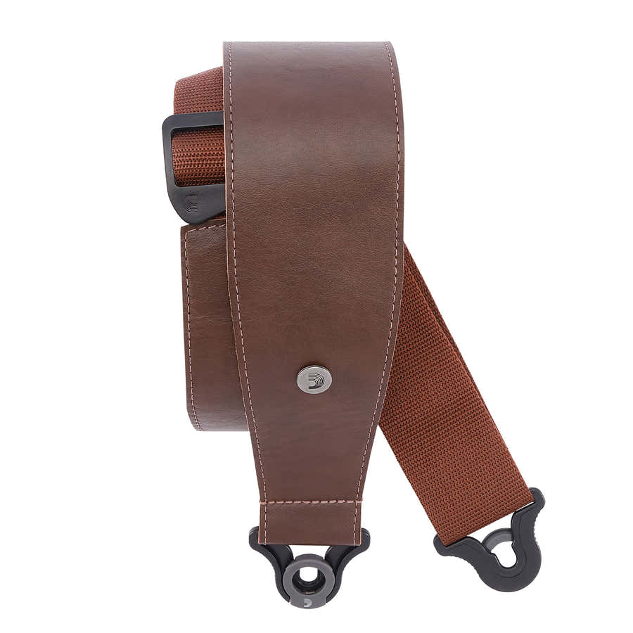 Sangle en Cuir Confort Auto Lock Brown