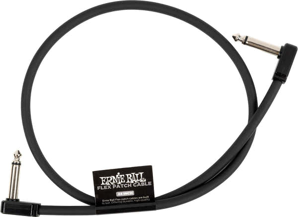 Ernie Ball Cable Patch Flex 60CM - Noir