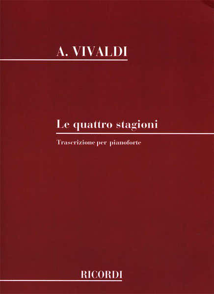 Vivaldi A. - Concero Delle Raccolte - Piano