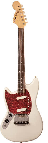 Fender Mustang LH HYBRID MIJ MN Bianco olimpico