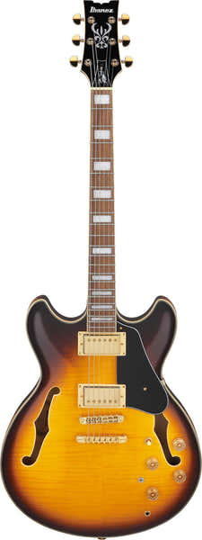 Ibanez JSM10em Firma di John Scofield Burst bicolore