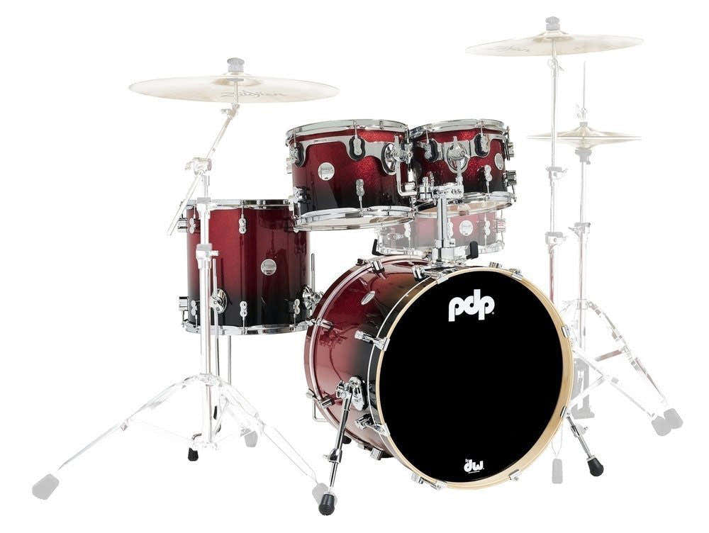 Fusion 20 Concept Maple Red To Black Fade