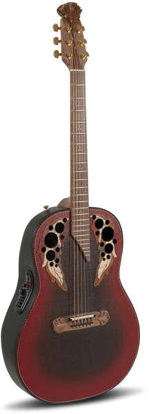 Adamas 1687GT Deep Non-Cutaway Reverse Red Burst 1687GT-2-G