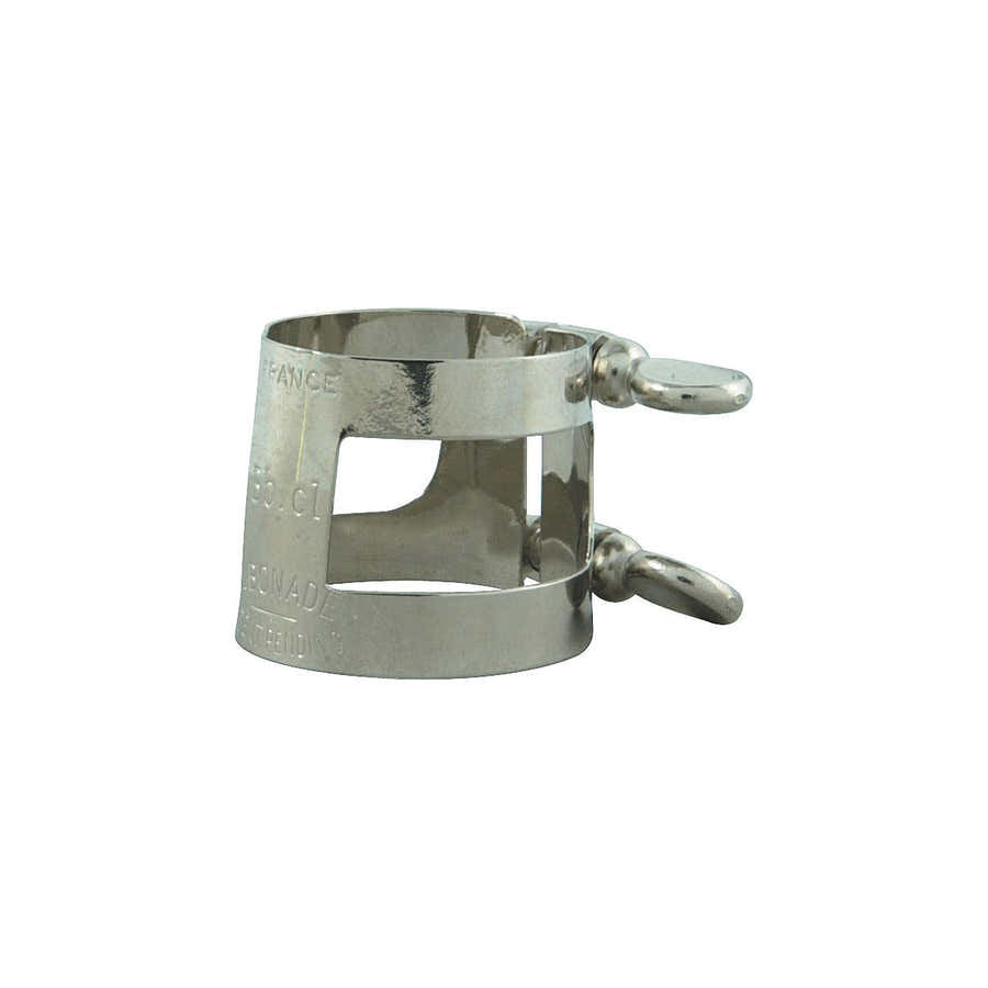 Ligature De Clarinette Basse Vis Inversee Nickelee