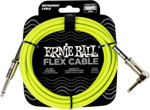 Ernie Ball Flex Abgewinkelt 3m grün