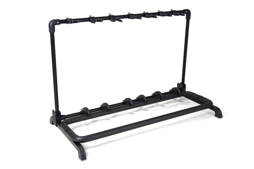 Support 7 Guitares Stand Multiple Noir