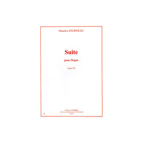 JOURNEAU MAURICE - SUITE OP.53 - ORGUE