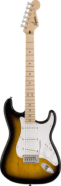 Squier Stratocaster Sonic Mn Sunburst a 2 colori