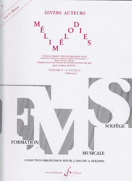 Billaudot Jollet JEAN-clement - Melimelodies Vol.5