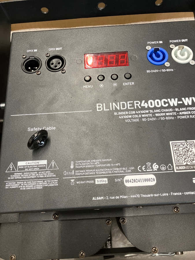 Blinder 400 CW-WWA - Stock B