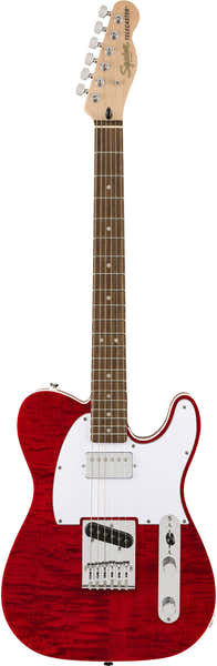 Squier Telecaster Affinity Fmt Sh Lrl Rosso Cremisi Trasparente