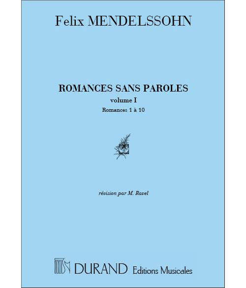 MENDELSSOHN - Lieder ohne Worte Band 1 - Klavier