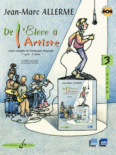 Billaudot Allerme JEAN-marc - De L'eleve A L'artiste Vol.3 + CD (eleve)